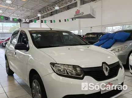 Renault SANDERO AUTHENTIQUE 1.0 12V SCE na cor Branca em Curitiba / PR - 6636114