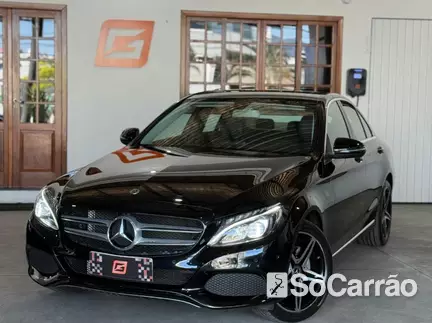 Mercedes C 180 AVANTGARDE 1.6 16V TB na cor Preta em Palhoça / SC - 6934872