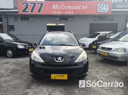 Peugeot 207 SW XR SPORT 1.4 8V na cor Preta em Curitiba / PR - 6435668