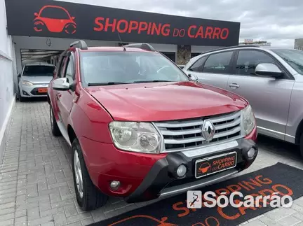 Renault DUSTER 1.6 16V HIFLEX na cor Vermelha em Curitiba / PR - 6336127