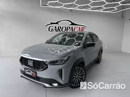 Fiat FASTBACK FASTBACK LIMITED EDITION BY ABARTH(BANCO COURO PREMIUM) T270 1.3 TB CVT na cor Cinza em Garopaba / SC - 6653235