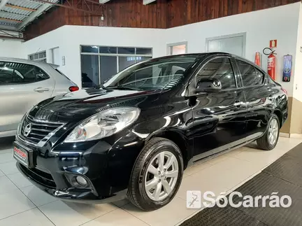 Nissan VERSA SL 1.6 16V FLEXFUEL na cor Preta no Porto Alegre / RS - 6743692