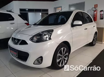 Nissan NEW MARCH SL(PACK MULTI) 1.6 16V na cor Preta no Porto Alegre / RS - 6942154