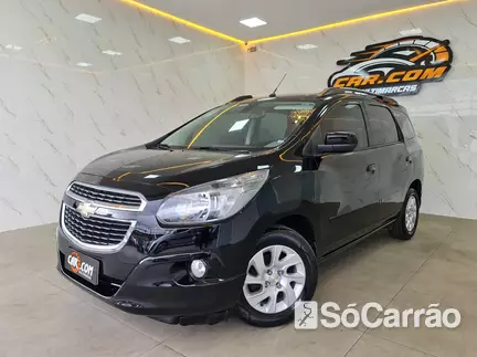 Chevrolet SPIN LTZ 1.8 8V ECO AT6 na cor Preta em Curitiba / PR - 6944357