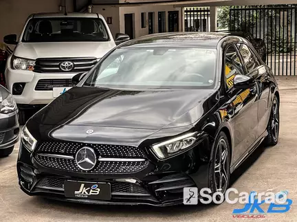 Mercedes A 250 LAUNCH EDITION 2.0 16V TB na cor Preta no Novo Hamburgo / RS - 6218074