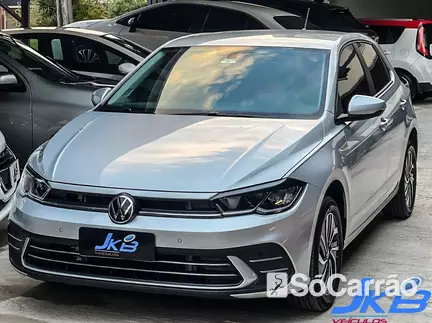 Volkswagen POLO HIGHLINE 170 1.0 12V TSI AT6 na cor Prata no Novo Hamburgo / RS - 6813469