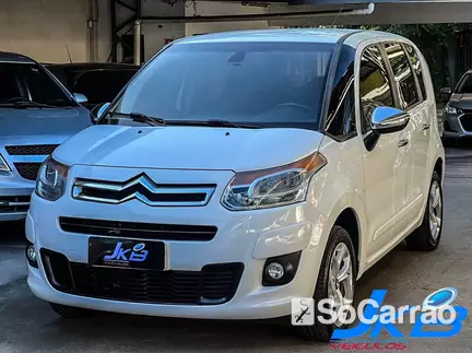 Citroen C3 PICASSO EXCLUSIVE 1.6 16V AT na cor Branca no Novo Hamburgo / RS - 6951897