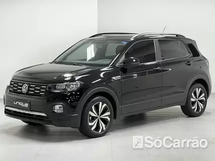 Volkswagen T-CROSS COMFORTLINE 200 1.0 TSI AT na cor Preta em Curitiba / PR - 6702229