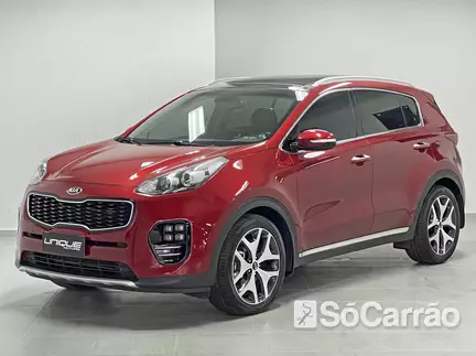 KIA SPORTAGE EX P.787 4X2 2.0 16V AT na cor Vermelha em Curitiba / PR - 6756791