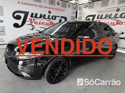 KIA CERATO SX 1.6 16V MT6 na cor Preta em Ponta Grossa / PR - 6925269