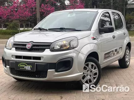 Fiat UNO ATTRACTIVE 1.0 6V na cor Prata em São José dos Pinhais / PR - 6254073