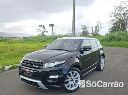 Land Rover RANGE ROVER EVOQUE DYNAMIC 2.0 TB-SI4 na cor Preta em São José / SC - 6928109
