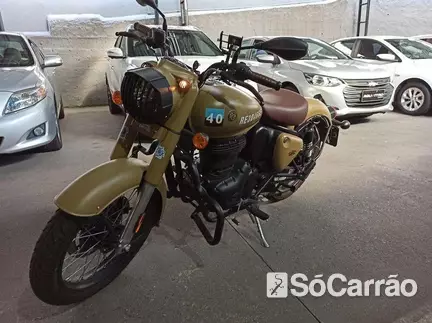 Royal Enfield CLASSIC 350 DARK na cor Bege em Curitiba / PR - 6601586