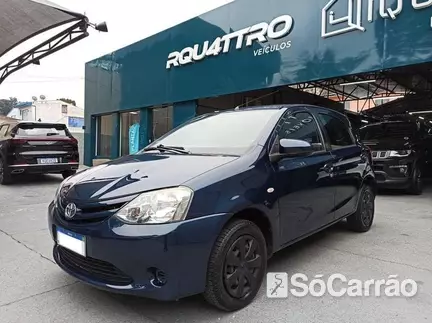 Toyota ETIOS HATCH XS 1.5 16V na cor Azul em Curitiba / PR - 6847457