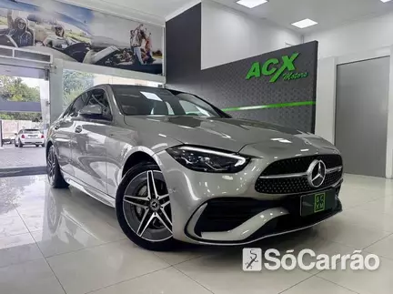 Mercedes C 200 AMG LINE 1.5 16V TB na cor Cinza em Curitiba / PR - 6726796