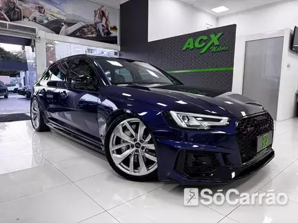 Audi RS4 AVANT 2.9 V6 FSI QUATTRO TIPTRONIC na cor Azul em Curitiba / PR - 6787297