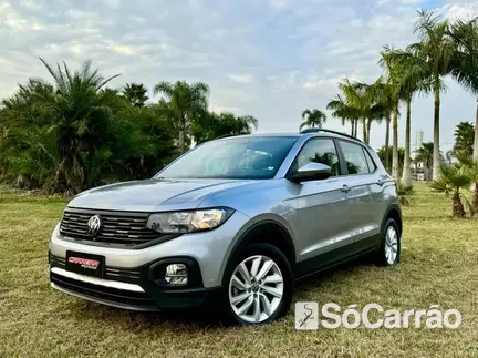 Volkswagen T-CROSS 200 1.0 TSI AT na cor Prata no Porto Alegre / RS - 6808237