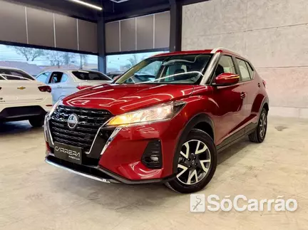 Nissan KICKS SENSE 1.6 16V CVT na cor Vermelha no Porto Alegre / RS - 6946086
