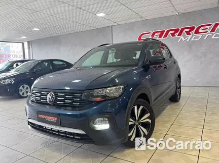 Volkswagen T-CROSS COMFORTLINE 200 1.0 TSI AT6 na cor Azul no Porto Alegre / RS - 6946094