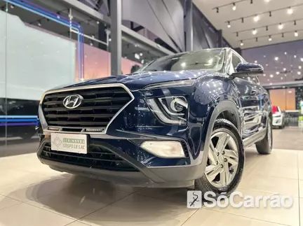 Hyundai CRETA COMFORT 1.0 12V T-GDI AT na cor Azul em Curitiba / PR - 6735115