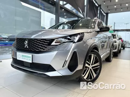 Peugeot 3008 GRIFFE 1.6 THP 16V TIP na cor Prata em Curitiba / PR - 6793234