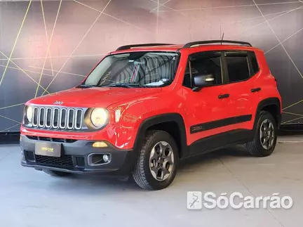 JEEP RENEGADE SPORT(CONFORTO) 1.8 16V AT6 na cor Vermelha em Curitiba / PR - 6869106