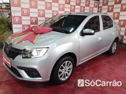 Renault LOGAN ZEN 1.0 12V SCE na cor Prata no Alvorada / RS - 5938902