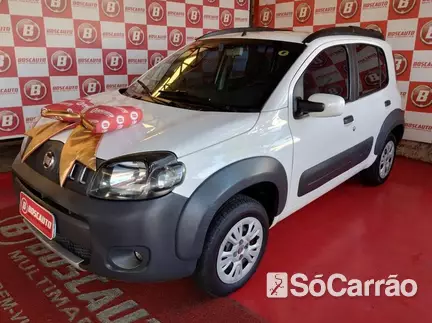 Fiat UNO WAY 1.0 6V na cor Branca no Alvorada / RS - 6603037