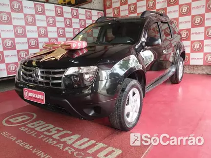 Renault DUSTER 1.6 16V HIFLEX na cor Preta no Alvorada / RS - 6792501