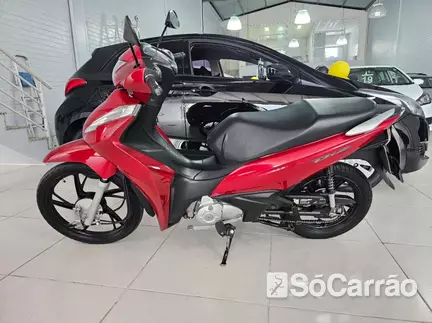 Honda BIZ 110 I na cor Vermelha no Canoas / RS - 6885485