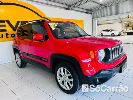 JEEP RENEGADE LONGITUDE 4X4 2.0 TB AT9 na cor Vermelha em Sao Mateus do Sul / PR - 6344598