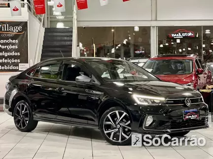 Volkswagen VIRTUS EXCLUSIVE 250 1.4 TSI AT na cor Preta em Curitiba / PR - 6185661