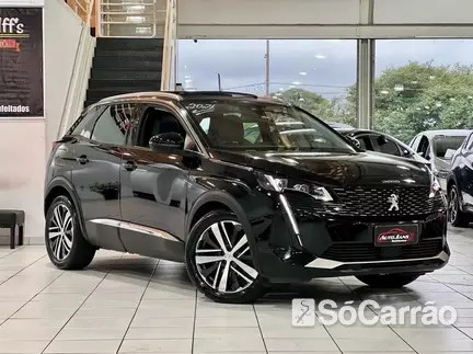 Peugeot 3008 SUV GRIFFE 1.6 THP AT6 na cor Preta em Curitiba / PR - 6531561