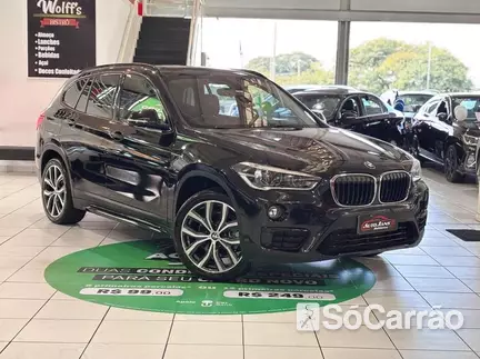 BMW X1 XDRIVE25I SPORT NAC 2.0 16V ACTIVEFLEX na cor Preta em Curitiba / PR - 6663623