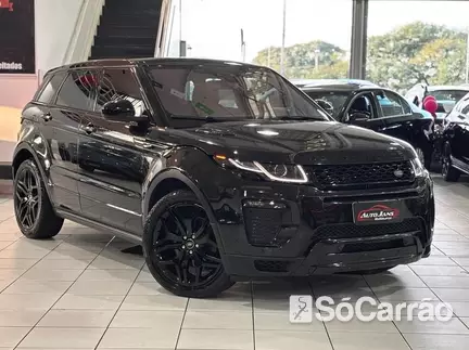 Land Rover RANGE ROVER EVOQUE DYNAMIC TECH PACK 2.0 TB-SI4 na cor Preta em Curitiba / PR - 6672162