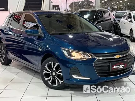 Chevrolet ONIX MP1175 PREMIER(R7A) 1.0 TB 12V AT6 na cor Azul em Curitiba / PR - 6775912