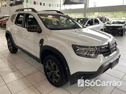 Renault DUSTER ICONIC 1.3 16V TCE CVT X-TRONIC na cor Branca em Curitiba / PR - 6690285