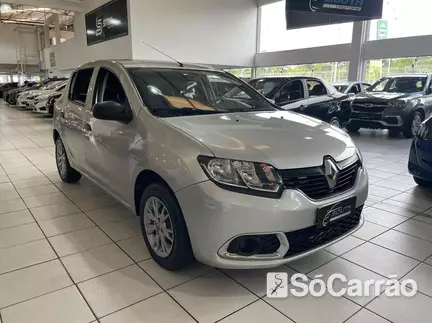 Renault SANDERO AUTHENTIQUE 1.0 12V SCE na cor Prata em Curitiba / PR - 6963712