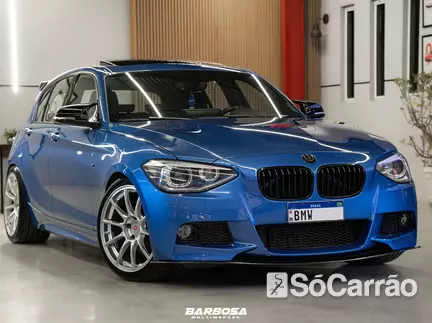 BMW 125I M SPORT 2.0 16V TB na cor Azul em Curitiba / PR - 6697273