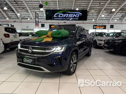 Volkswagen TAOS HIGHLINE 250 1.4 TSI TB AT6 na cor Azul em Curitiba / PR - 6719532