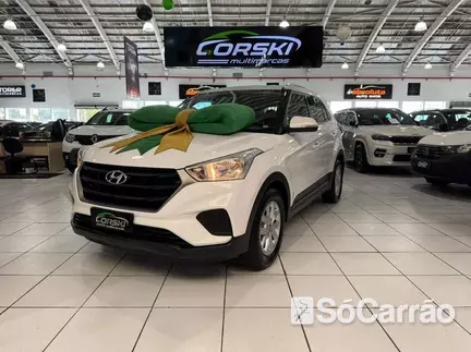 Hyundai CRETA ACTION 1.6 16V AT6 na cor Branca em Curitiba / PR - 6738629