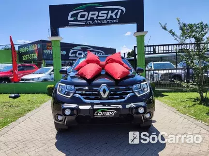 Renault DUSTER ICONIC 1.3 16V TCE CVT X-TRONIC na cor Preta em Curitiba / PR - 6790019