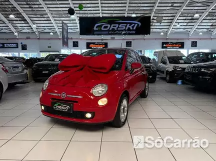 Fiat 500 CULT EVO 1.4 8V na cor Vermelha em Curitiba / PR - 6897801