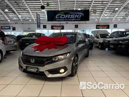 Honda CIVIC G10 SPORT 2.0 16V CVT na cor Prata em Curitiba / PR - 6929287