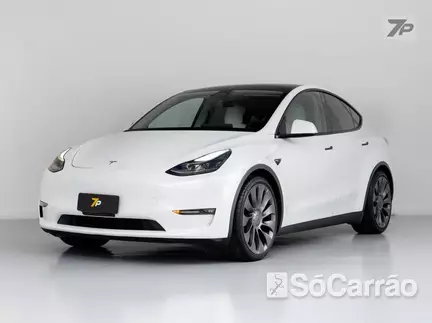Tesla MODEL Y PERFORMANCE AWD AT na cor Branca em Curitiba / PR - 6461182