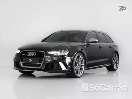Audi RS6 AVANT 4.0 V8 TFSI QUATTRO TIP na cor Preta em Curitiba / PR - 6920406