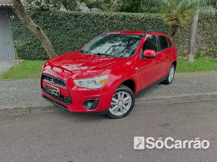 Mitsubishi ASX 4X2 2.0 16V CVT na cor Vermelha em Curitiba / PR - 6597737