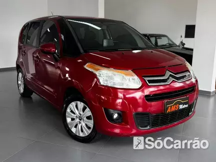 Citroen C3 PICASSO EXCLUSIVE 1.6 16V na cor Vermelha em Curitiba / PR - 6912702
