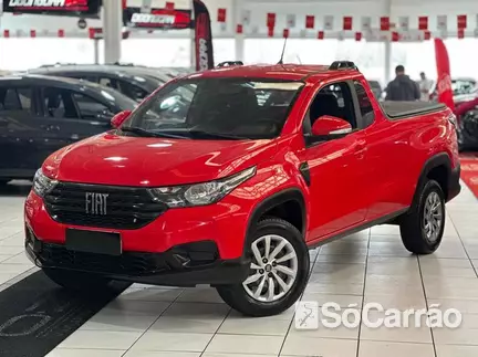 Fiat STRADA PLUS FREEDOM 1.3 8V FIREFLY na cor Vermelha em Curitiba / PR - 6893823