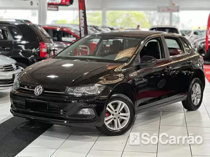 Volkswagen POLO COMFORTLINE 200 1.0 12V TSI AT6 na cor Preta em Curitiba / PR - 6948262